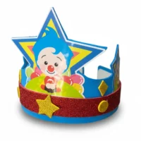 Corona para el cumpleañero Plim Plim, color azul