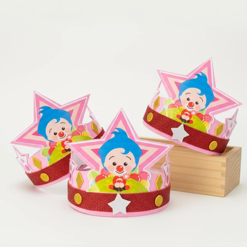 Corona para el cumpleañero Plim Plim, color rosado - Imagen 3