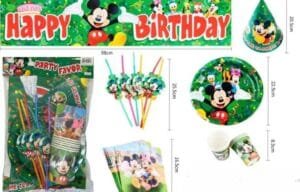 Cotillón Mickey Mouse para seis invitados - Imagen 2