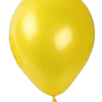 Globos perlados, amarillos, 25 piezas