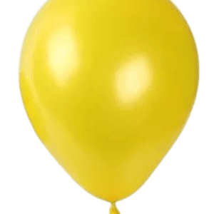 Globos perlados, amarillos, 25 piezas