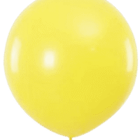 Globos Latex Amarillo R12 x 25 piezas