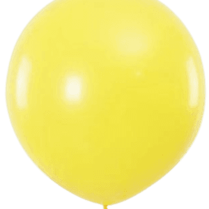 Globos Latex Amarillo R12 x 25 piezas