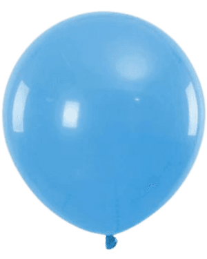 Globos Latex Celeste R12 25 piezas