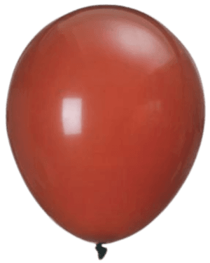 Globos Latex Marron R12 25 piezas