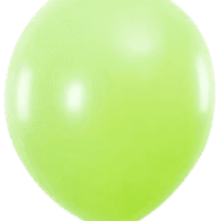 Globos Latex Verde manzana R12 25 piezas