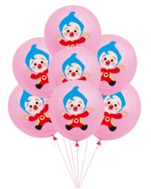 Globos de Látex Plim Plim Rosado 25 piezas