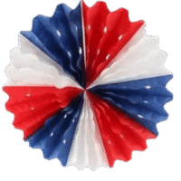 Guirnalda acordeón Fiestas Patrias 20cm