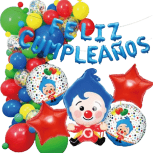 La Guirnalda de globos Plim Plim, 57 piezas