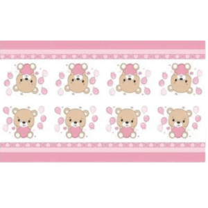 Mantel baby showers rosa