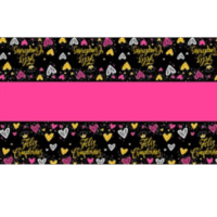 Mantel Feliz Cumpleaños Rosa