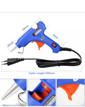 Pistola De Silicona Electrica 20w Incluye 2 Barras De 7mm