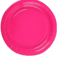 Plato de Cartón Fucsia, 50 piezas, 18cms