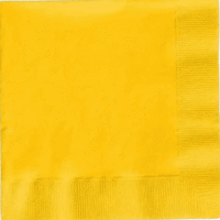 Servilletas de papel amarilla, 16 piezas