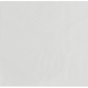 Servilletas de papel Blancas, 16 piezas