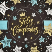 Servilletas Feliz Cumpleaños, azul