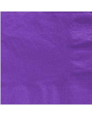 Servilletas de papel Moradas, 16 piezas