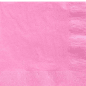 Servilletas de papel Rosada, 16 piezas