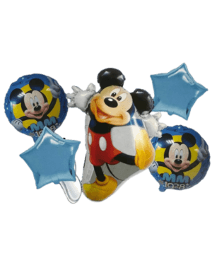 Set De Globos 5 piezas, Mickey