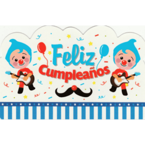 Tarjetas de Invitación plim plim, 8 piezas