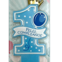 Vela mi 1er cumpleaños Celeste
