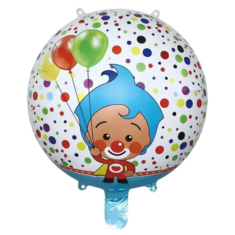 Globo Metálico redondo Plim Plim x 45 cm