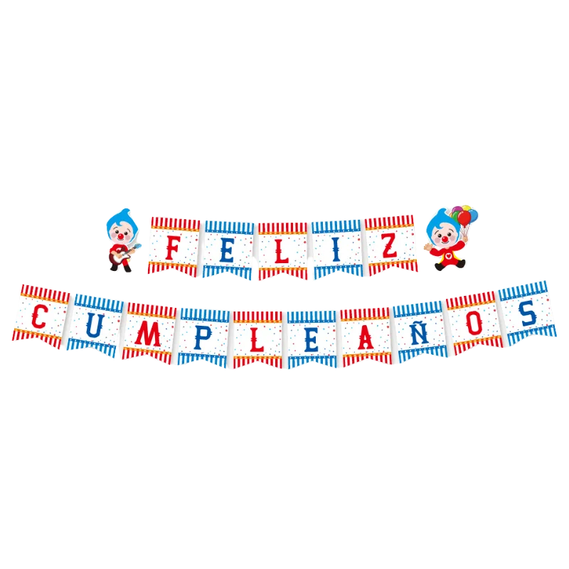 Guirnalda Feliz cumpleaños Plim Plim
