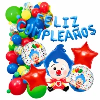 La Guirnalda de globos Plim Plim, 57 piezas