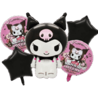 Set Globos Kuromi, 5 Piezas
