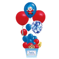 Set de Globos Plim plim 17 piezas Azul