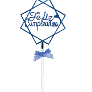 Topper  Torta Feliz  Cumpleaños Azul