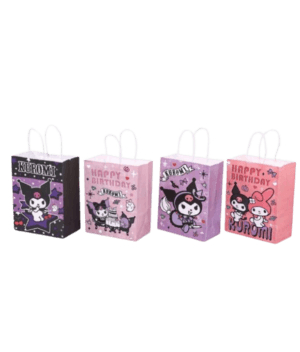 Bolsa de papel  hello kitty- Kuromi  21 x 15 x8 cm