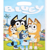 Bolsas Plástica Bluey x 10 Piezas 16,5 x 25 cm