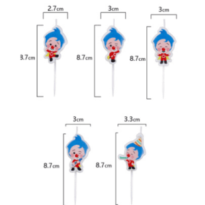 Velas Plim Plim x 5 Piezas