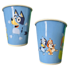 Vasos Polipapel  Bluey celestes  x 6 Piezas - Imagen 2