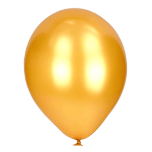 Globos Perlados Dorados, 25 piezas