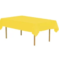 Mantel Plástico Amarillo 108 x 274cm