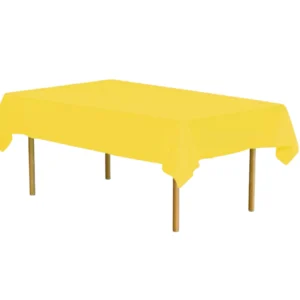 Mantel Plástico Amarillo 108 x 274cm