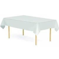 Mantel plastico blanco, 137 x 274 cm
