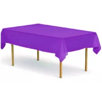 Mantel plástico morado, 137 x 274 cm