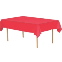 Mantel Plástico Rojo 137 x 183 cm