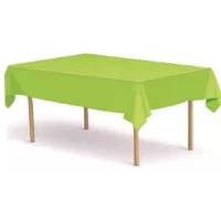 Mantel plástico verde manzana, 137 x 274 cm