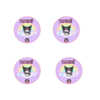 Stickers  Kuromi, 12 Piezas 6cm Diametro