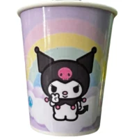 Vaso Polipapel Kuromi, 6 Piezas