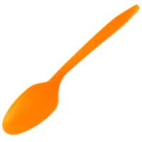 Cucharas 12 piezas, naranjas