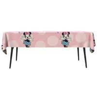 Mantel Plástico Rectangular Minnie Mouse 137 x 183 cm