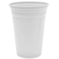 Vasos plásticos Blanco, 560 ml, 10 piezas