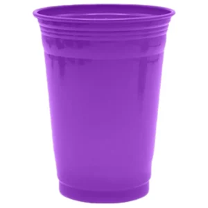 Vasos plásticos Morada, 560 ml, 10 piezas