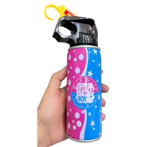 Extintor Humo Revelacion De Genero Cañon Polvo Spray Rosa o celeste - Imagen 2
