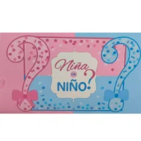 Revelación De Género Fondo De Tela Pendón 70x120 Cm